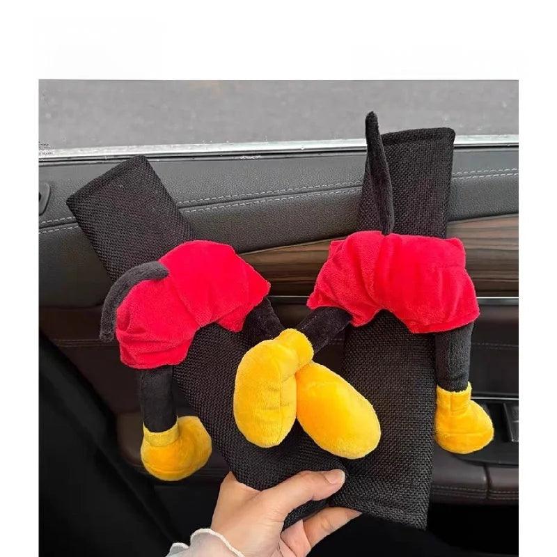 Mickey Mouse Safety Belt Cover Anti-Strangulation Shoulder Protector