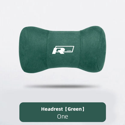 VW Suede Car Headrest Pillow