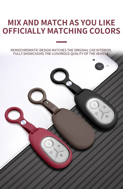 Geely EX2 Proton e.MAS 5 liquid silicone key cover - detail view