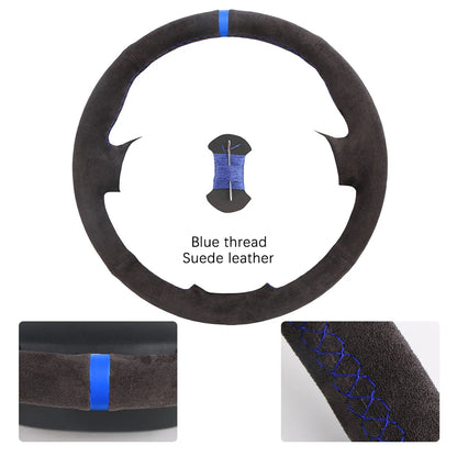 Renault and Dacia Stitch-On Steering Wheel Cover - Blue Thread (Type C)