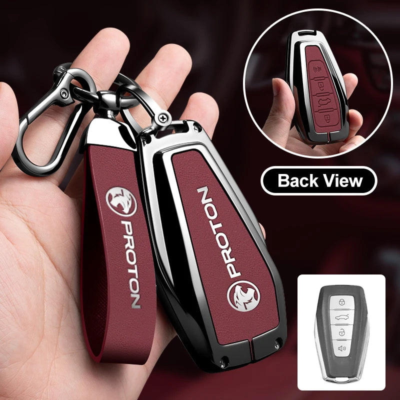 Proton Zinc Alloy Key Case - Style A red 03