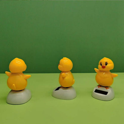 Solar Shaking Head Chicken – Car Dashboard Decoration - 