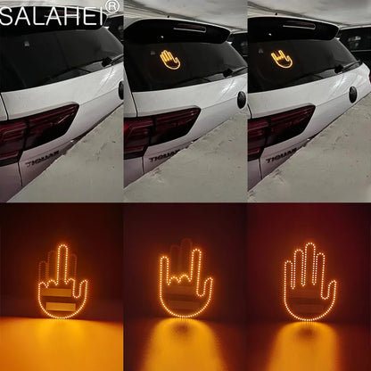 LED Finger Light with Remote for Car Rear Window