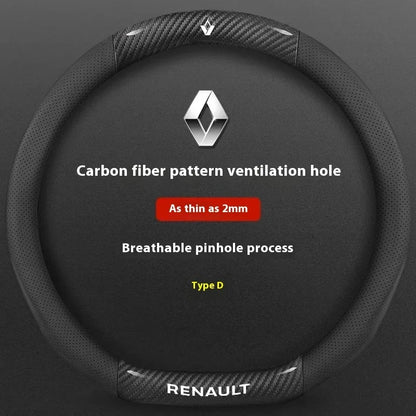 Renault Carbon Fiber Steering Wheel Cover - D Ventilate Carbon