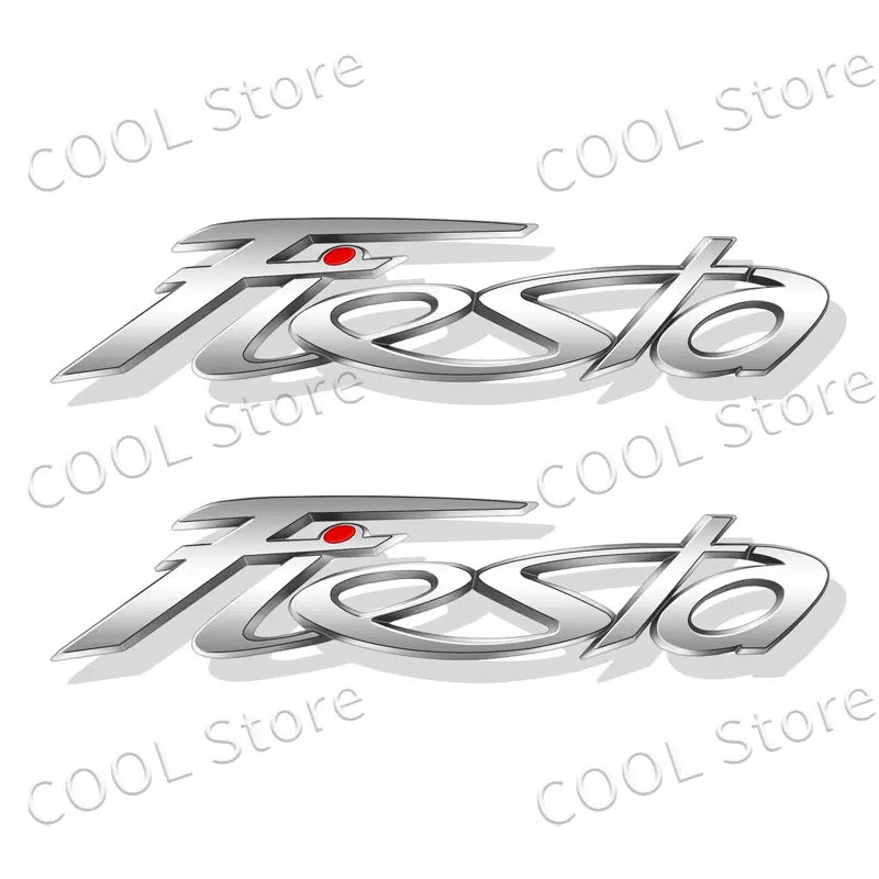 Ford Fiesta Chrome Letter Badge