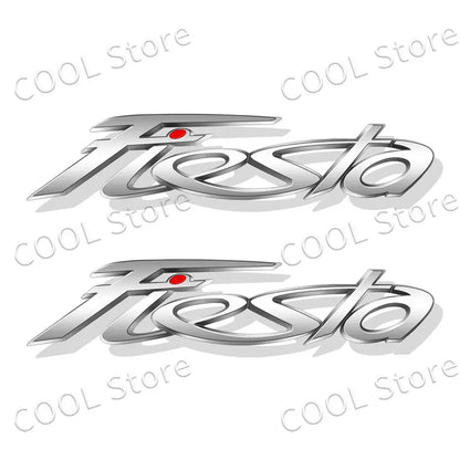 Ford Fiesta Chrome Letter Badge