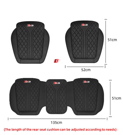 For Audi Q3 Q7 Q8 TT Car Seat Cover Universal Breathable Car Front/Rear Seat Cushion Chair Protector Pad Auto Interior Accessory
