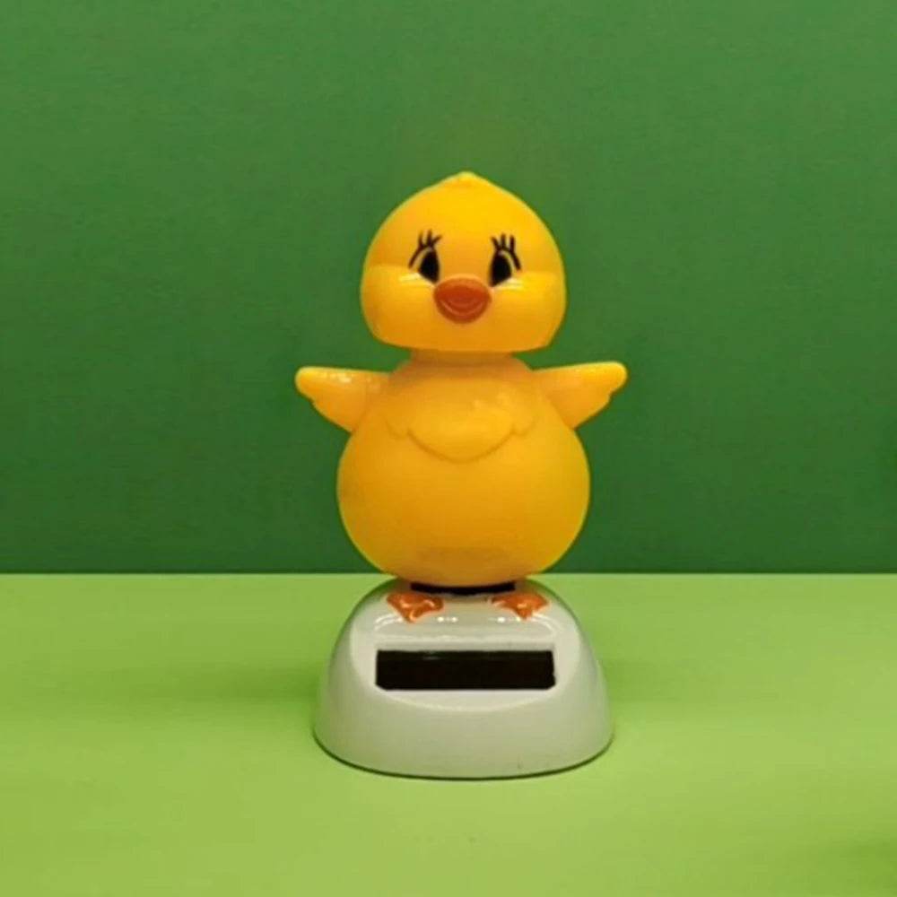 Solar Shaking Head Chicken – Car Dashboard Decoration - 