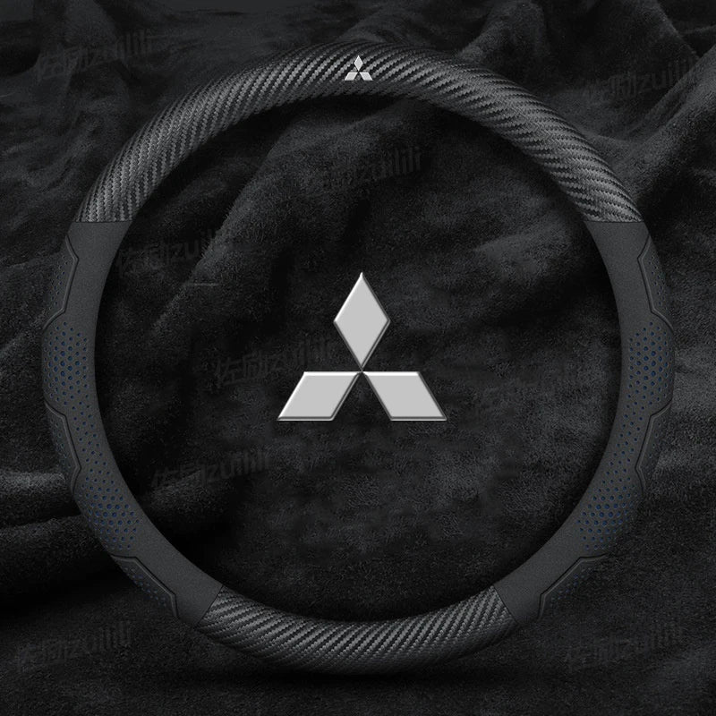 Mitsubishi Steering Wheel Cover – Outlander, ASX, Lancer, Pajero, Triton, L200, Colt, Galant, Delica, Eclipse, Ralliart