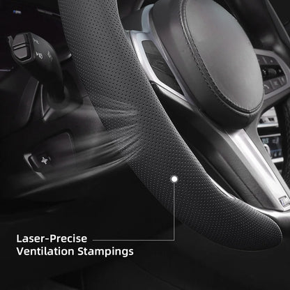 Dacia Breathable Leather Steering Wheel Cover
