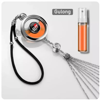 Toyota & GR Metal Lace Car Perfume Pendant Air Freshener