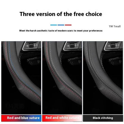 Mercedes Suede Leather Steering Wheel Cover - Fits A, B, C, E, S, GLC, GLE, CLA, ML, Vito & More - O Suede Black