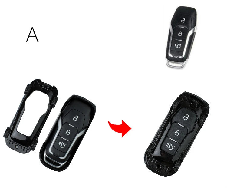 Ford Car-Shaped Key Fob Cover – Explorer, Focus, Mustang & More
