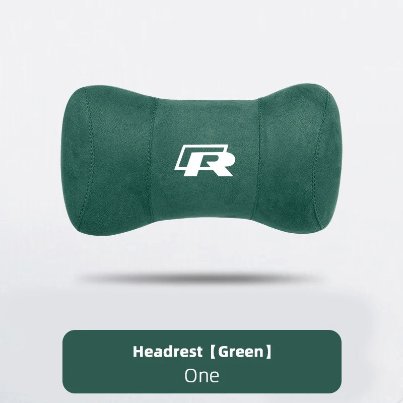 VW Suede Car Headrest Pillow