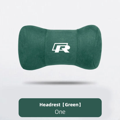 VW Suede Car Headrest Pillow