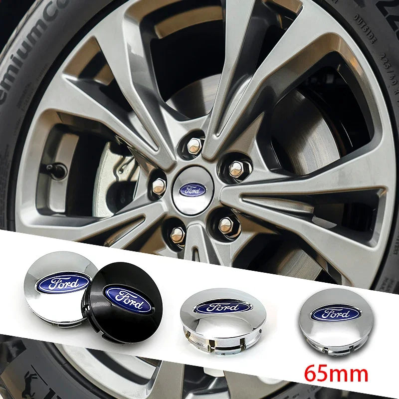 4PC 65mm Ford Wheel Center Hub Caps