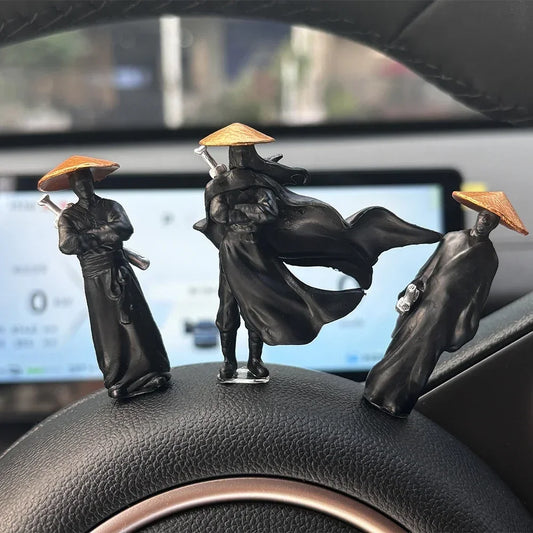 Kung Fu Warrior Car Ornament – Dashboard Swordsman Decoration