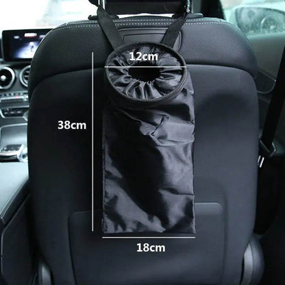 Car Seat Back Trash Holder | Hanging Oxford Cloth Garbage Bag for Car - 
