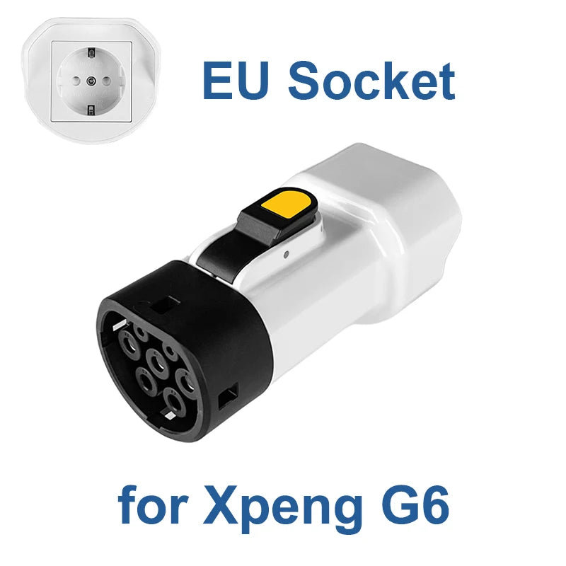 Type2 V2L Discharger Adapter 16A 3.5KW EU Socket for BYD MG Renault