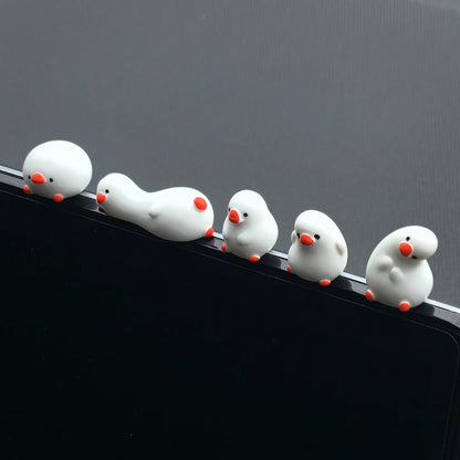 5-Piece Cute Duck Car Ornaments Set - style1