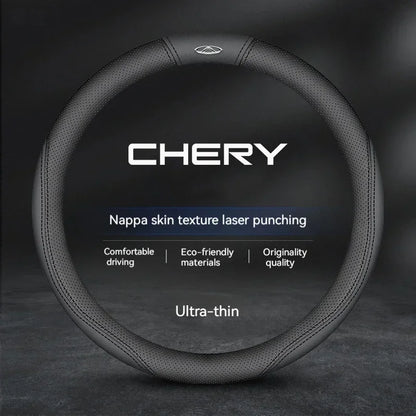 Chery Suede Leather Steering Wheel Cover