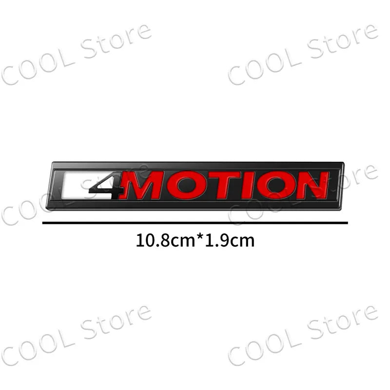 Volkswagen 4motion Metal Badge