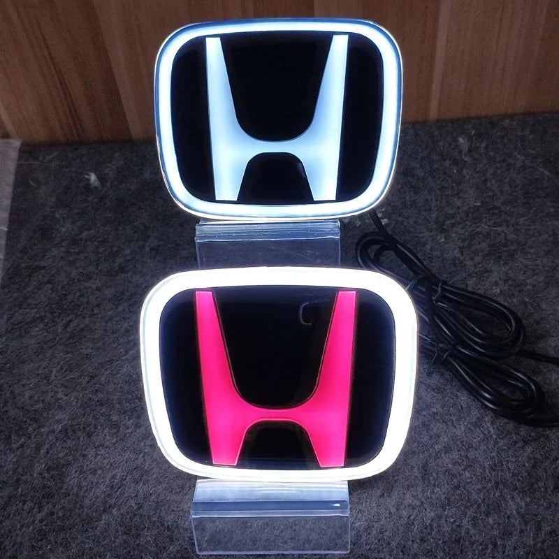 Honda LED Light Emblem Badge – Illuminated Front Rear Trunk Logo