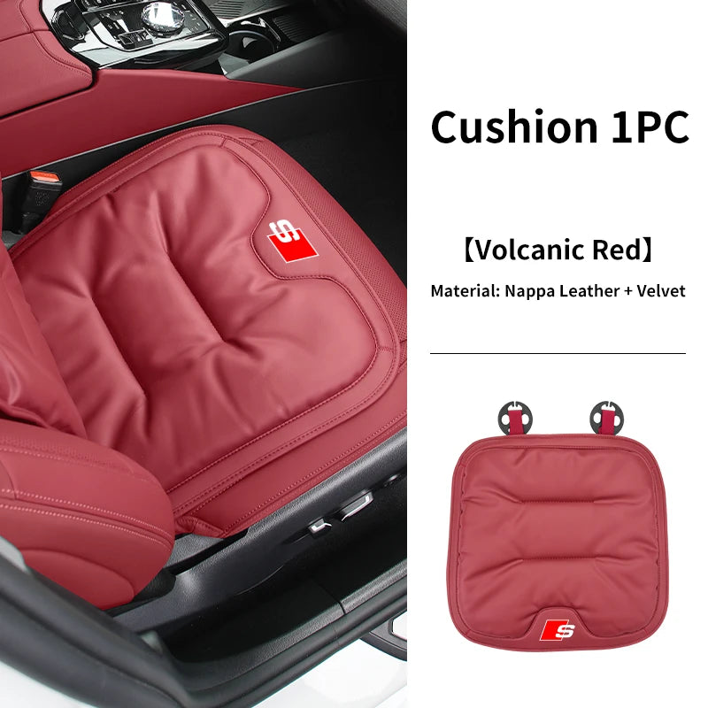 Audi Seat Covers | Universal Front & Rear Cushion Protectors - Cushion Mocha Brown