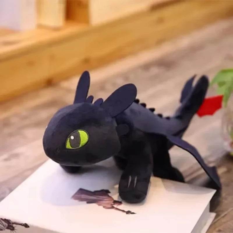 Toothless & Light Fury Cartoon Dragon Car Roof Decor - Black 1