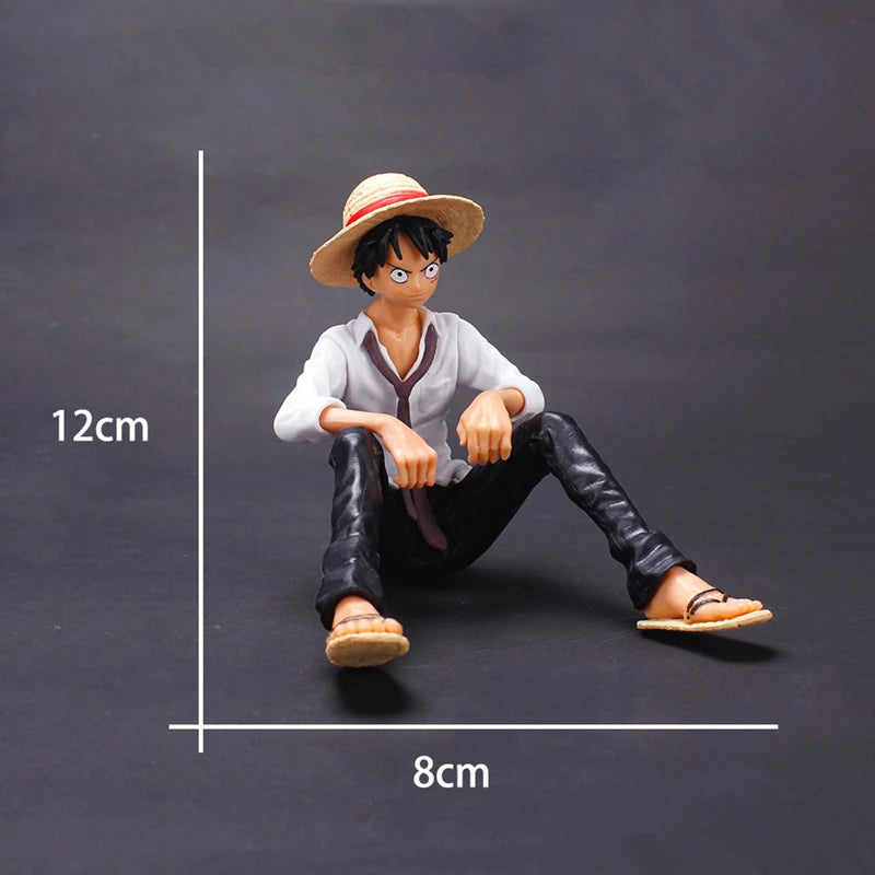 One Piece Luffy Seated PVC Figure, 12cm - no box