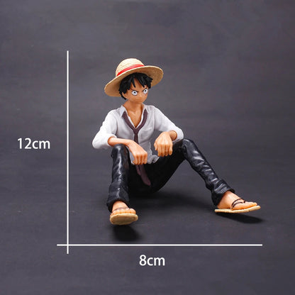 One Piece Luffy Seated PVC Figure, 12cm - no box