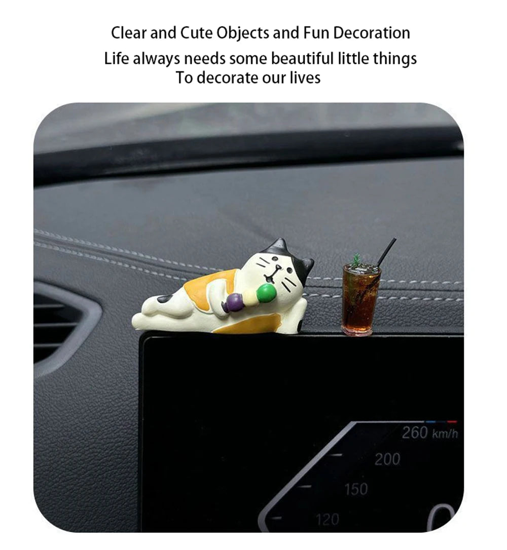 Cute Kitten Car Dashboard Ornament