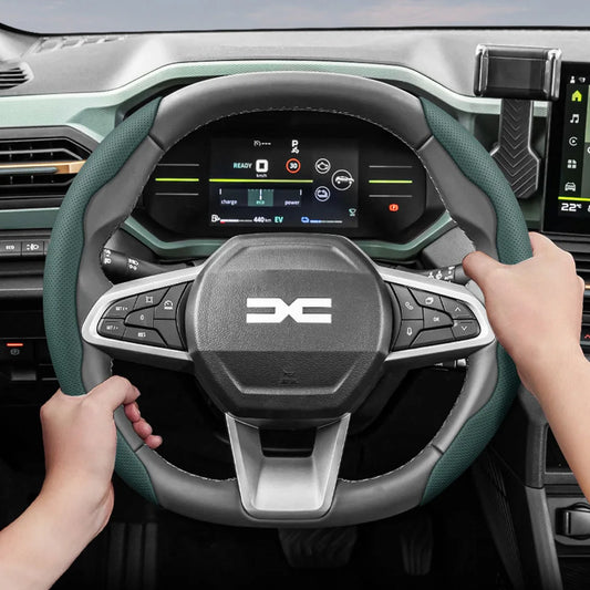 Dacia Breathable Leather Steering Wheel Cover