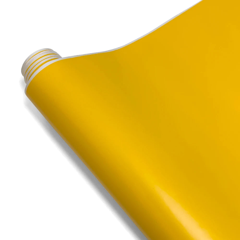 Matte White Vinyl Car Wrap Film — Self-Adhesive Waterproof Foil