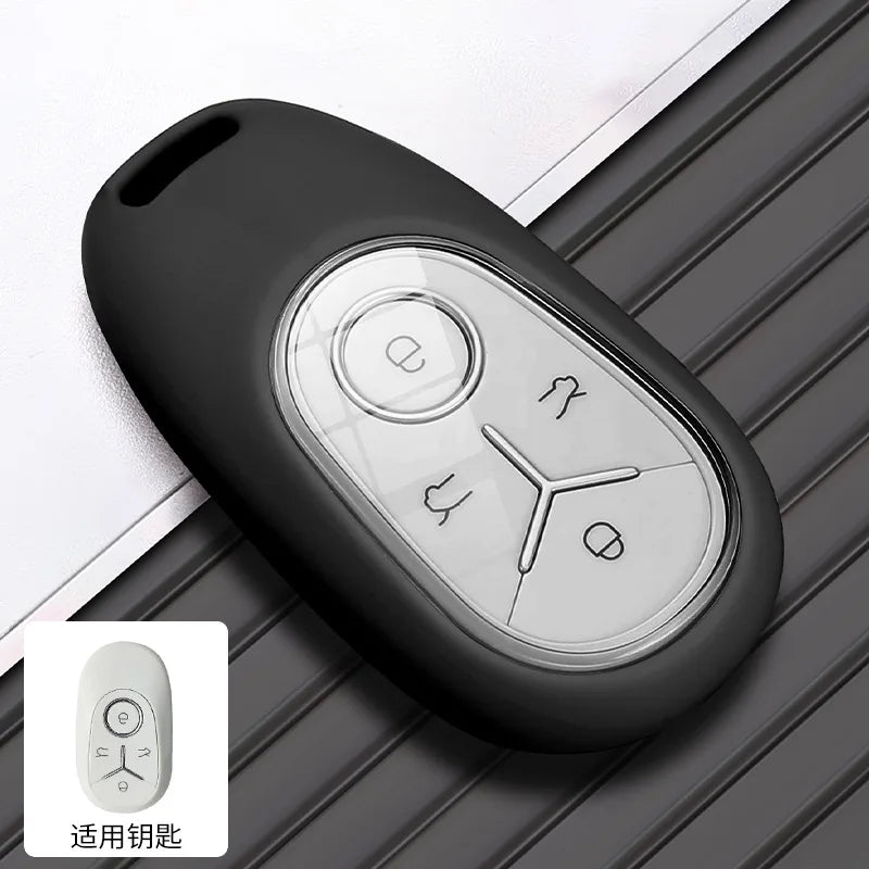 Geely EX2 Proton e.MAS 5 liquid silicone key cover - size reference