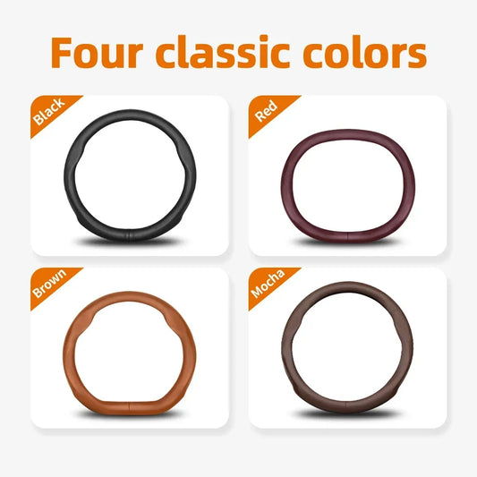 Lincoln Ultra-Thin Breathable Leather Steering Wheel Cover