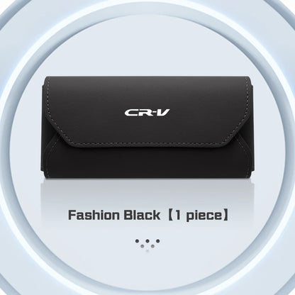 Honda Accord Civic CRV Magnetic Leather Glasses Case Holder