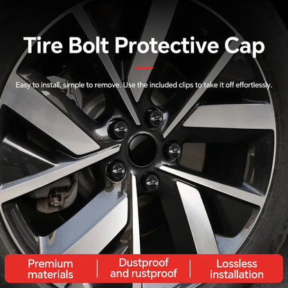 GAC AION Wheel Lug Nut Caps 20pcs Set Chrome Protection