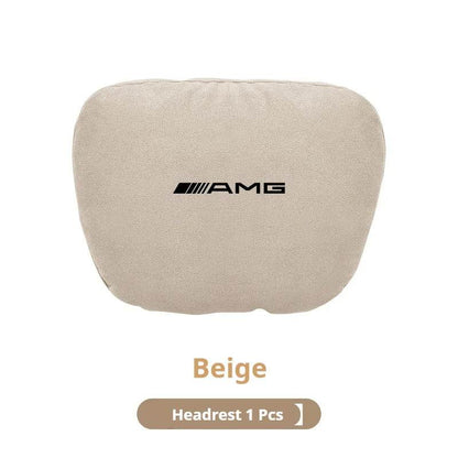 Car Headrest Lumbar Rest Cushion Neck Support Neck Pillow For Mercedes-Benz AMG A C E S V Class Sprinter GLC ML SLK CLS GLA GLK - 