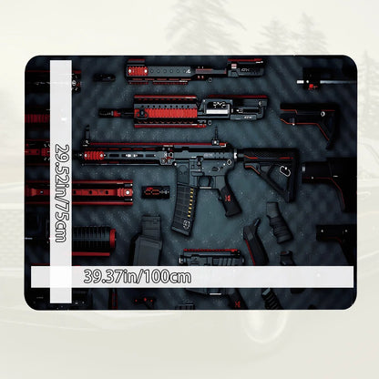 Gun Print Trunk Mat for Sedans, SUVs & Trucks