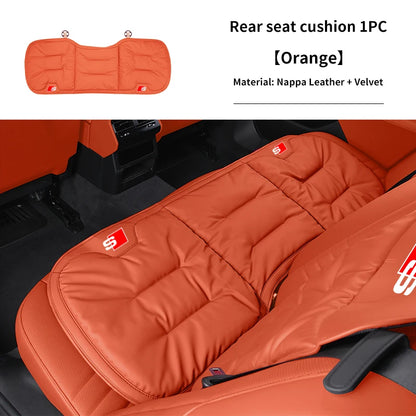 Audi Seat Covers | Universal Front & Rear Cushion Protectors - Cushion Mocha Brown