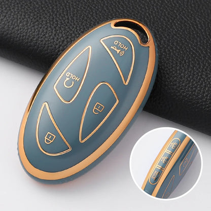 Soft TPU Key Case Cover Shell Hyundai Ionic 6 Grandeur GN7 Kona EV