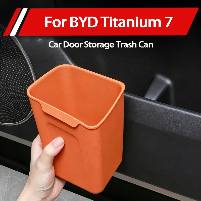 BYD Ti7 Silicone Car Trash Can and Umbrella Holder