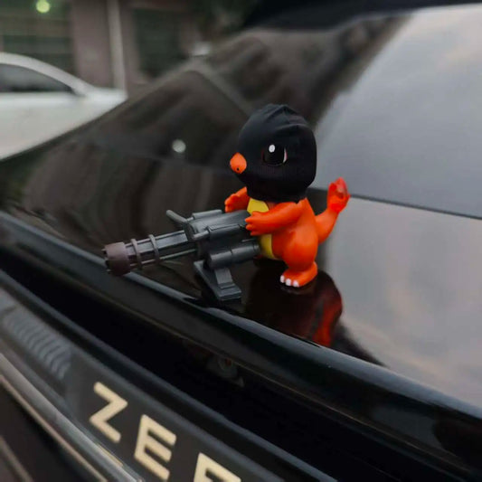 Pokemon Charmander 9cm Dashboard Figurine – front view