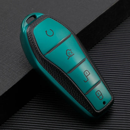 BYD Atto 3 Han EV Dolphin TPU Key Case Cover - 4 Button Protection