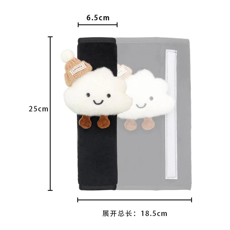 Cartoon Cloud Car Seat Belt Cover Shoulder Cushion Pad Child Safety