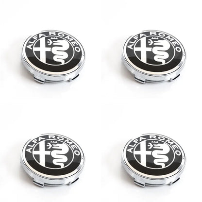 Alfa Romeo 4C 159 Spider Giulietta 56mm Car Wheel Center Hub Cap 4Pcs