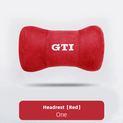 VW Suede Car Headrest Pillow