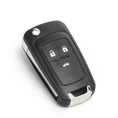Chevrolet 3 Button Remote Key Shell — HU100 Blade