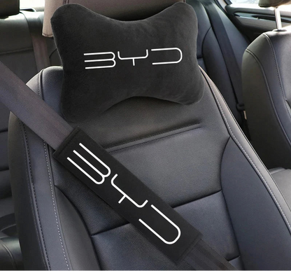 BYD Car Neck Pillow & Seat Belt Shoulder Pad